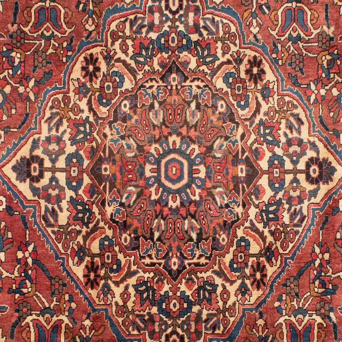 Alfombra persa - Nómada - 312 x 213 cm - rojo claro