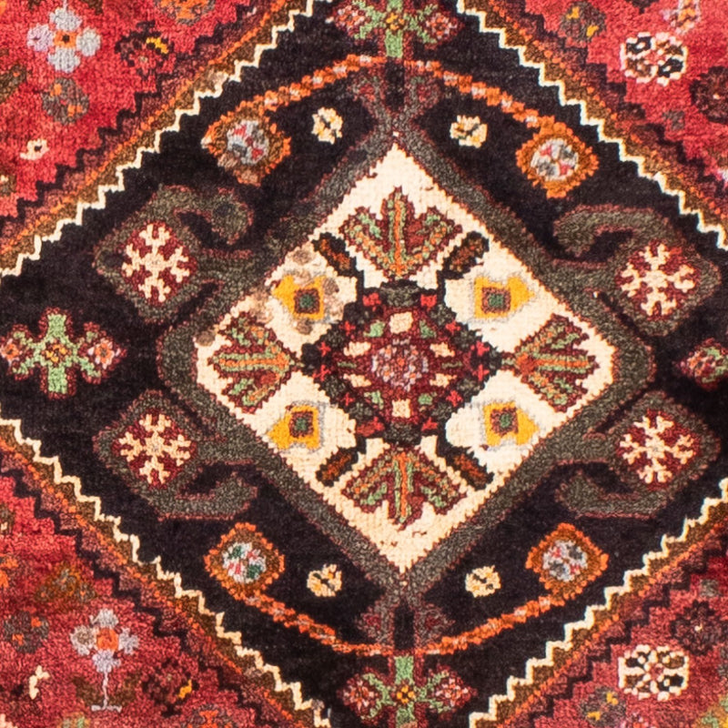 Alfombra persa - Nómada - 210 x 140 cm - rojo oscuro