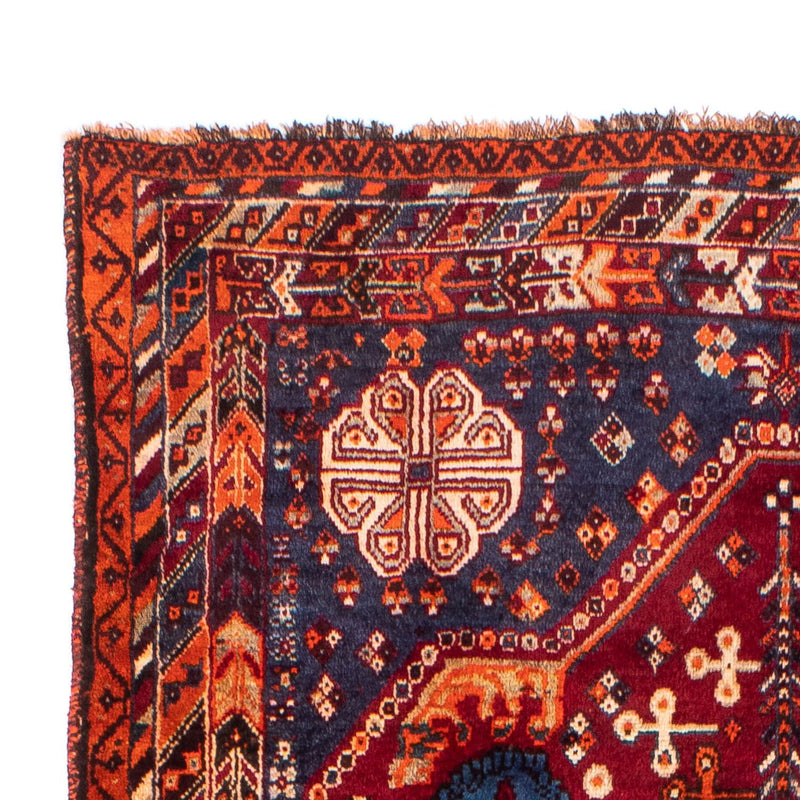 Alfombra persa - Nómada - 235 x 140 cm - rojo oscuro