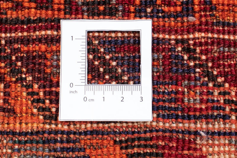 Alfombra persa - Nómada - 235 x 140 cm - rojo oscuro