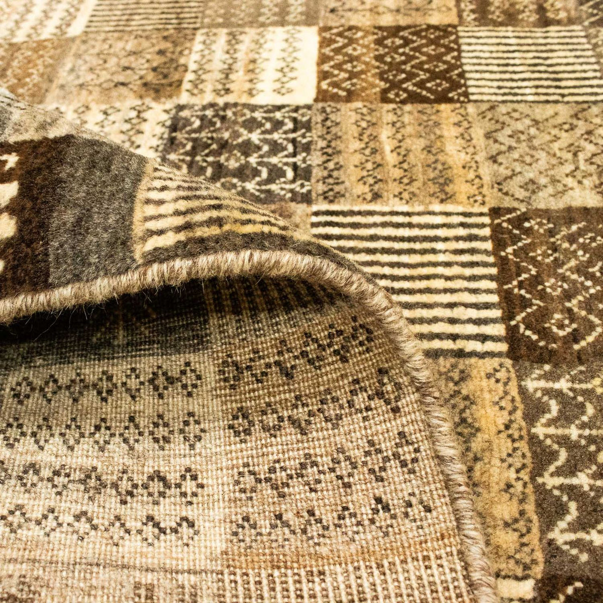 Alfombra Gabbeh - Loribaft Persa - 142 x 100 cm - multicolor