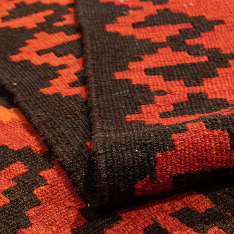 Alfombra Kelim - Oriental - 194 x 150 cm - rojo claro