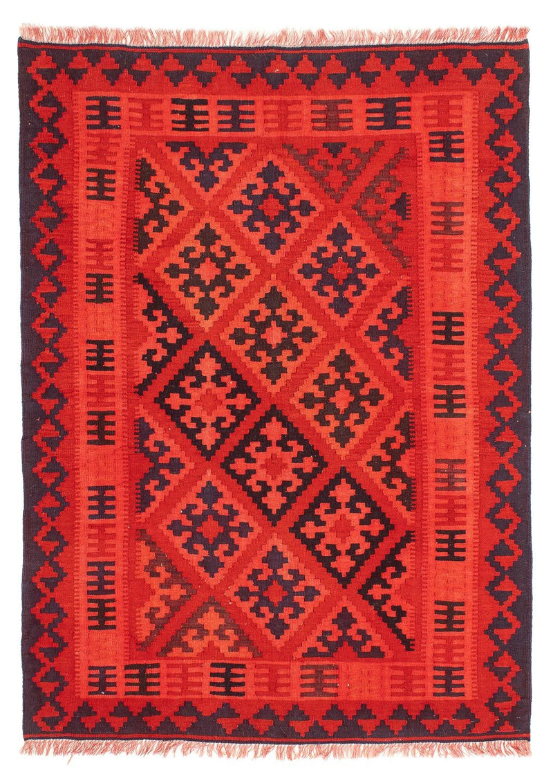 Alfombra Kelim - Oriental - 210 x 151 cm - rojo