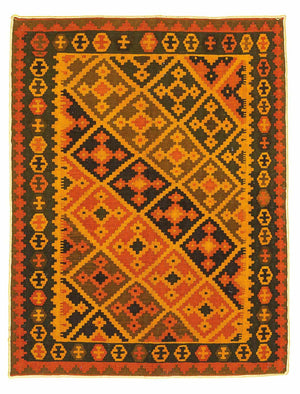 Alfombra Kelim - Oriental - 190 x 149 cm - oro