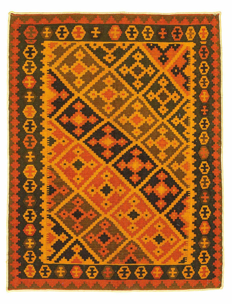 Alfombra Kelim - Oriental - 190 x 149 cm - oro