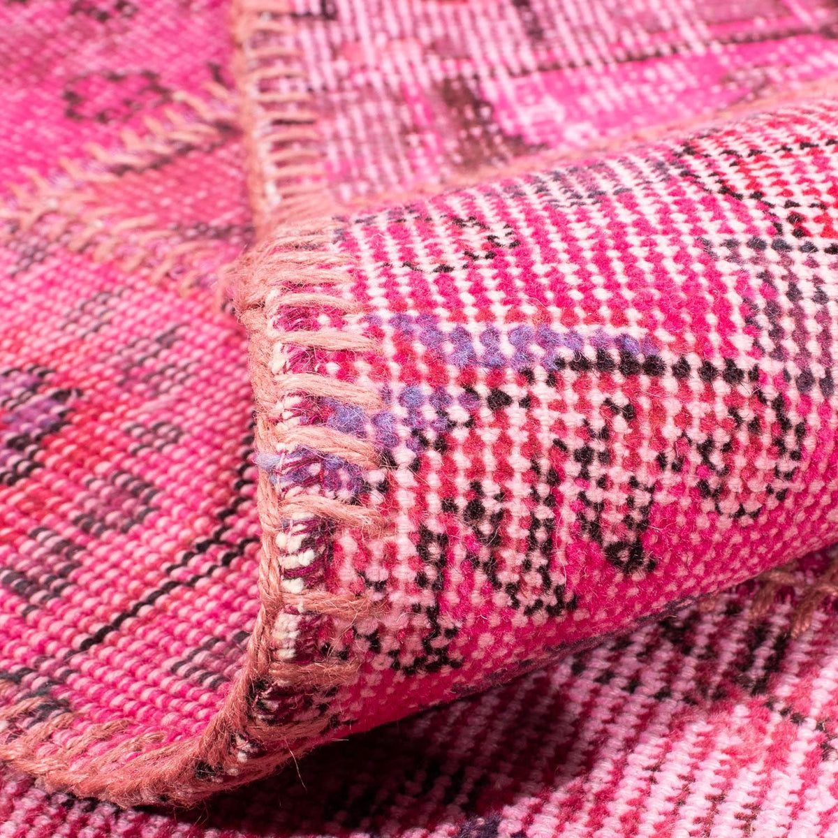 Alfombra de patchwork - 240 x 170 cm - multicolor