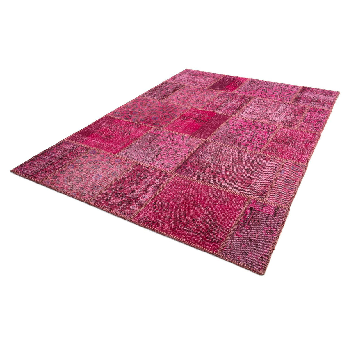 Alfombra de patchwork - 240 x 170 cm - multicolor