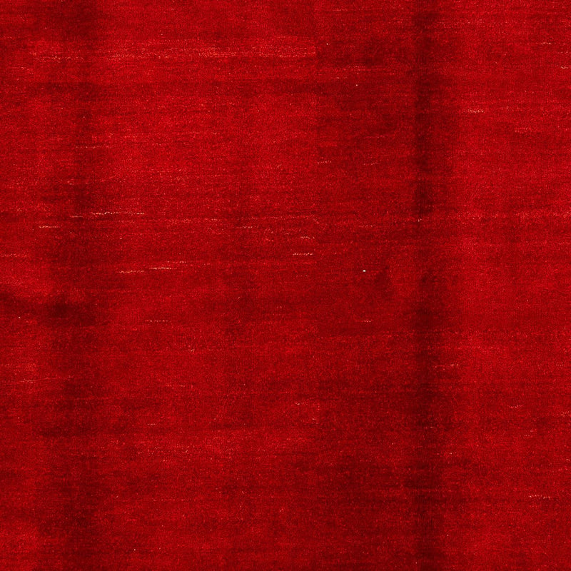 Alfombra Gabbeh - Persa - 288 x 262 cm - rojo oscuro