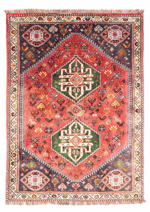 Alfombra persa - Nómada - 160 x 117 cm - rojo