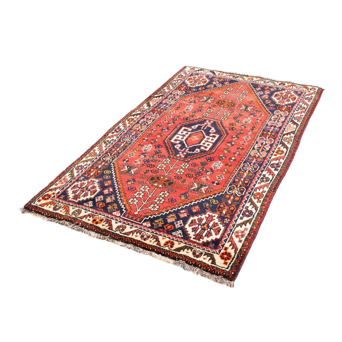 Alfombra persa - Nómada - 170 x 100 cm - rojo oscuro