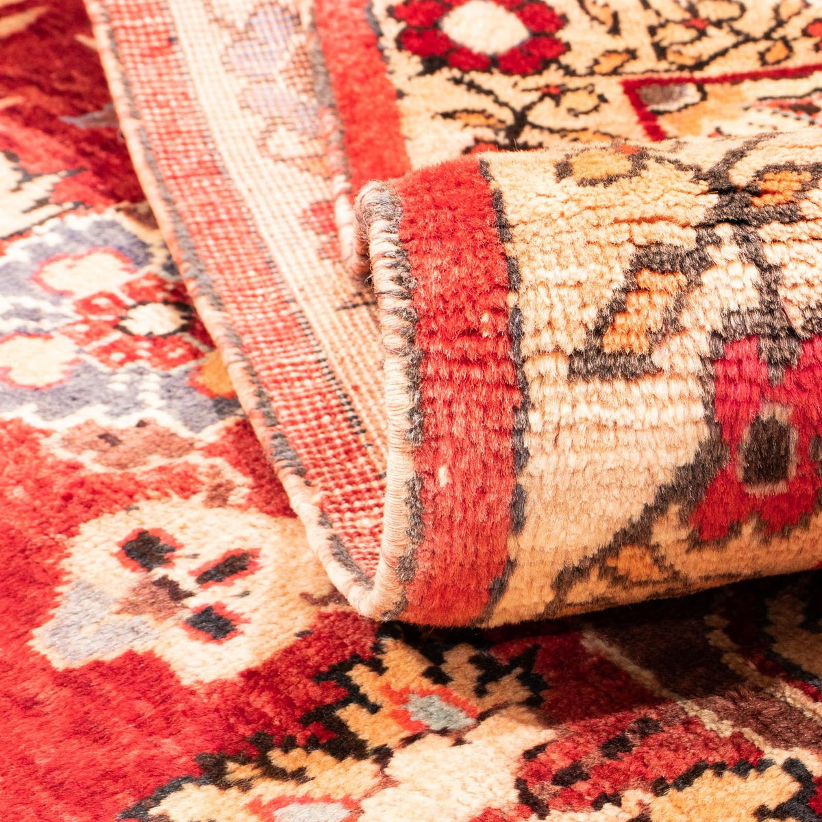 Alfombra persa - Nómada - 160 x 120 cm - rojo claro