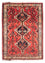 Alfombra persa - Nómada - 160 x 113 cm - rojo oscuro