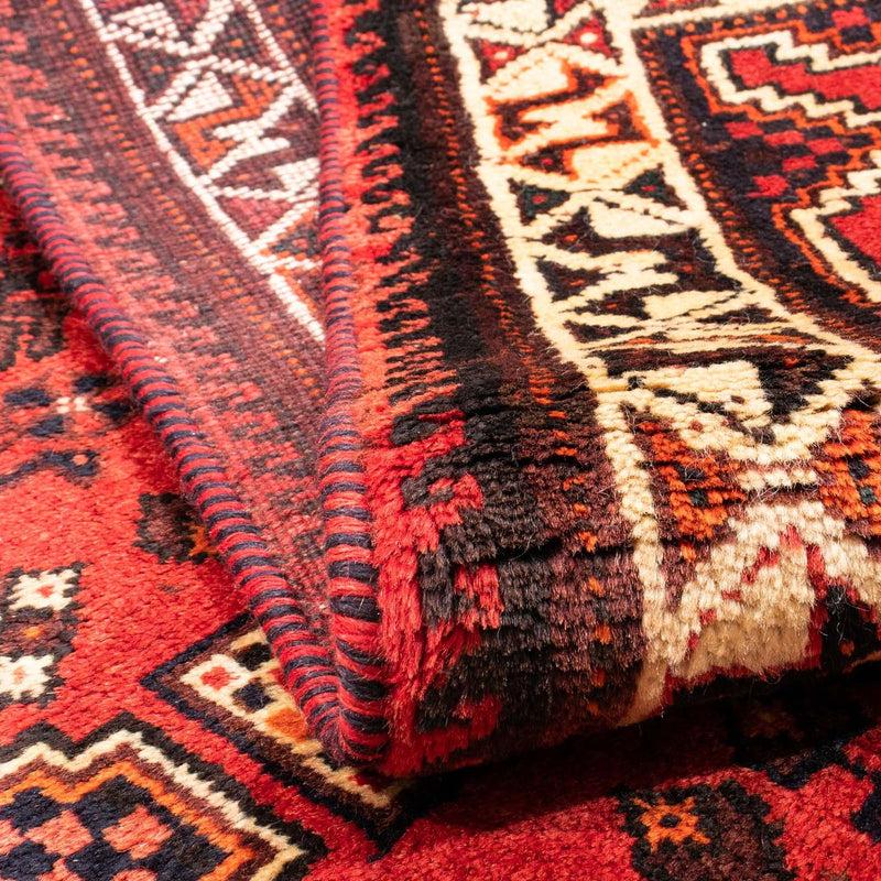 Alfombra persa - Nómada - 160 x 113 cm - rojo oscuro