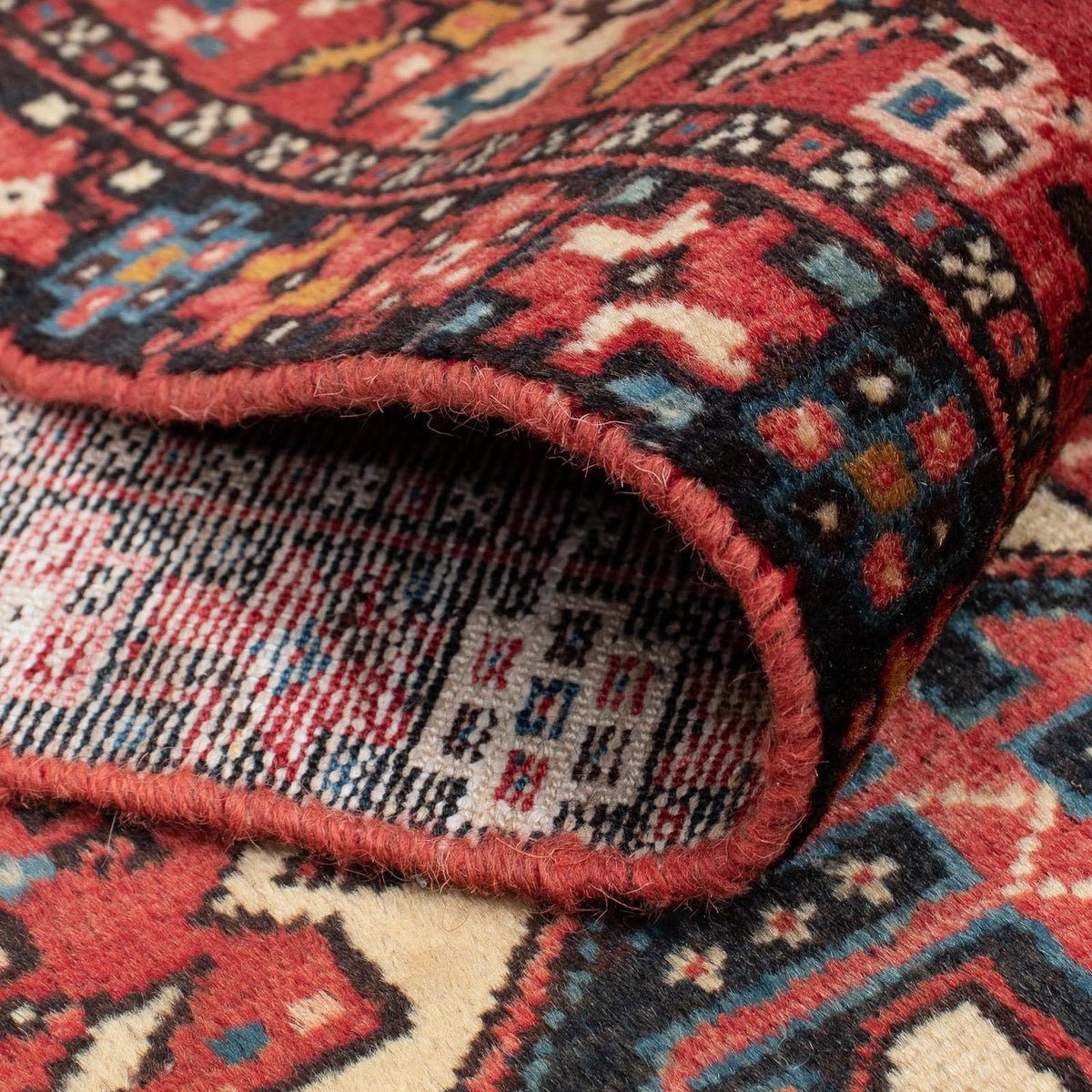 Alfombra de pasillo Alfombra persa - Nómada - 338 x 75 cm - rojo oscuro