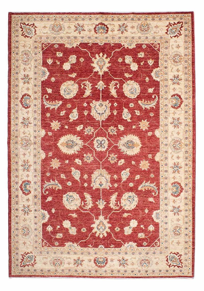 Alfombra Ziegler - 234 x 167 cm - rojo oscuro