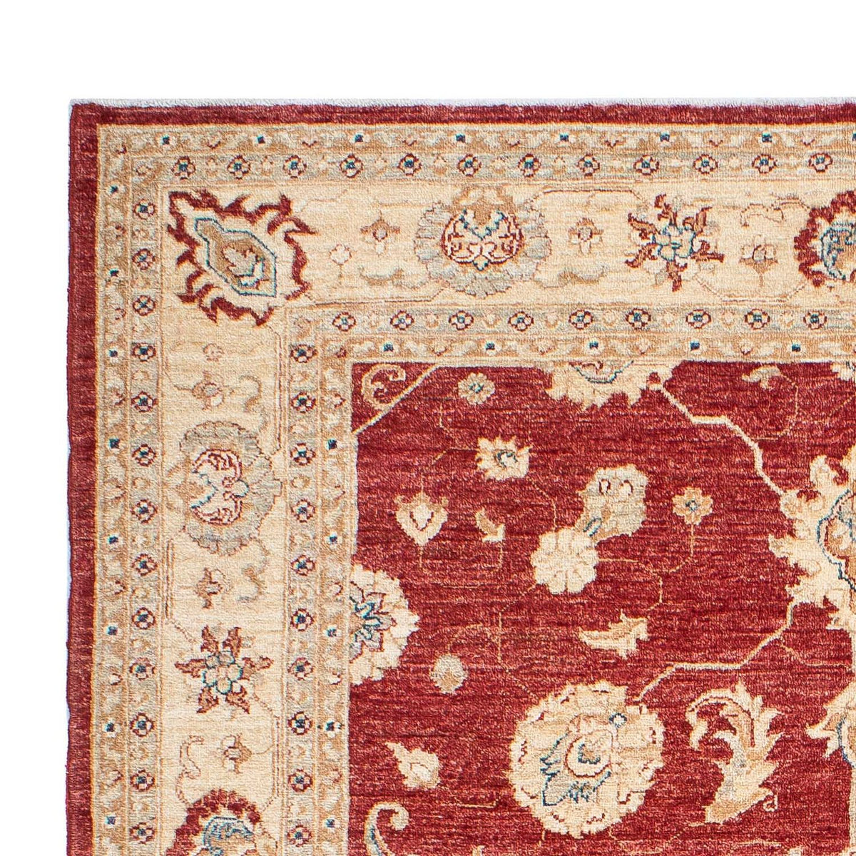 Alfombra Ziegler - 234 x 167 cm - rojo oscuro
