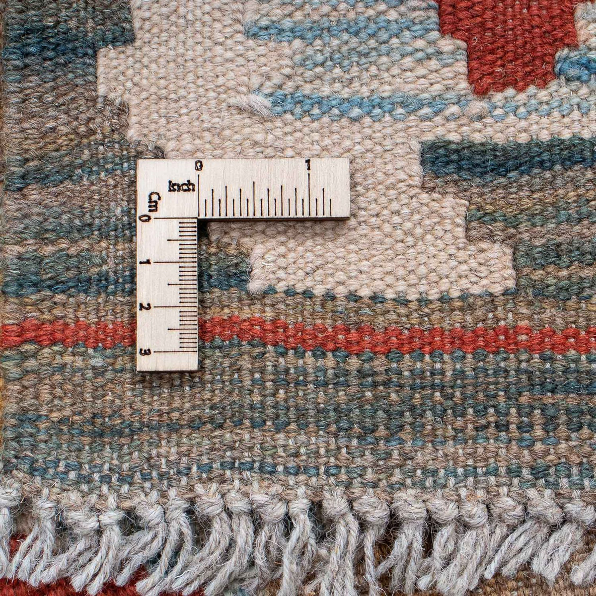 Alfombra de pasillo Alfombra Kelim - Splash - 212 x 65 cm - multicolor