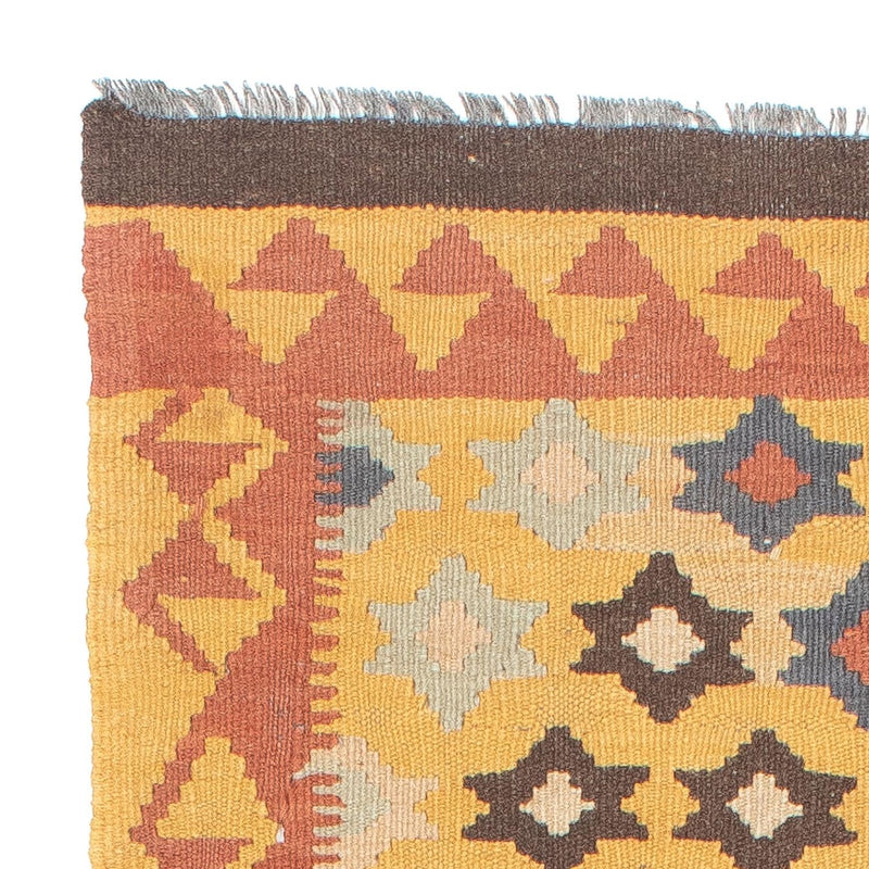 Alfombra de pasillo Alfombra Kelim - Splash - 210 x 64 cm - multicolor