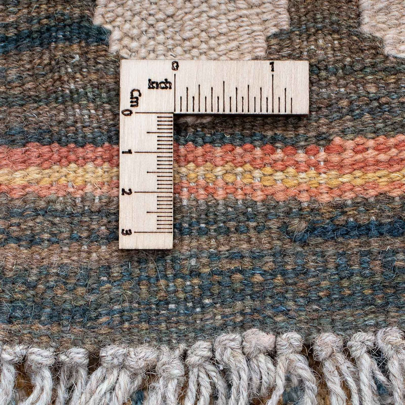 Alfombra de pasillo Alfombra Kelim - Splash - 203 x 69 cm - multicolor