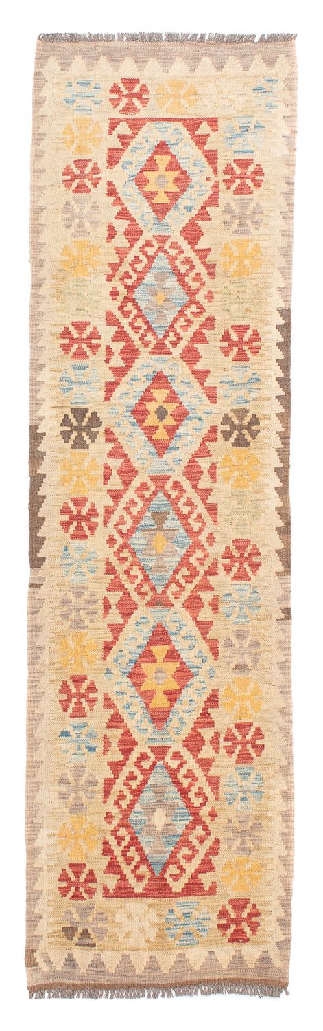 Alfombra de pasillo Alfombra Kelim - Splash - 199 x 53 cm - multicolor