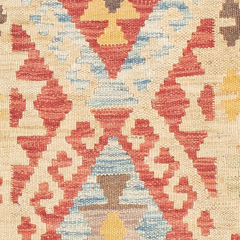 Alfombra de pasillo Alfombra Kelim - Splash - 199 x 53 cm - multicolor