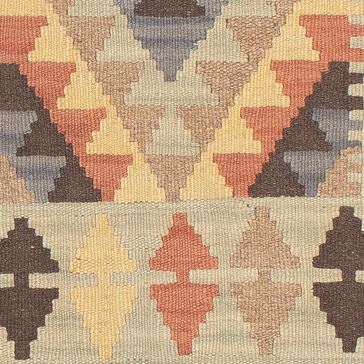 Alfombra de pasillo Alfombra Kelim - Splash - 198 x 57 cm - multicolor