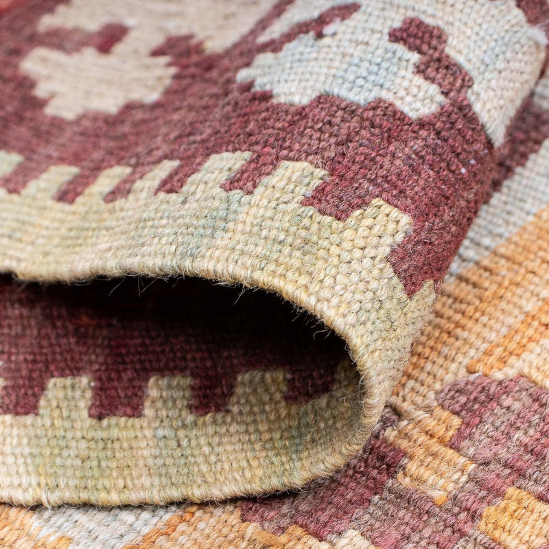 Alfombra de pasillo Alfombra Kelim - Splash - 194 x 48 cm - multicolor