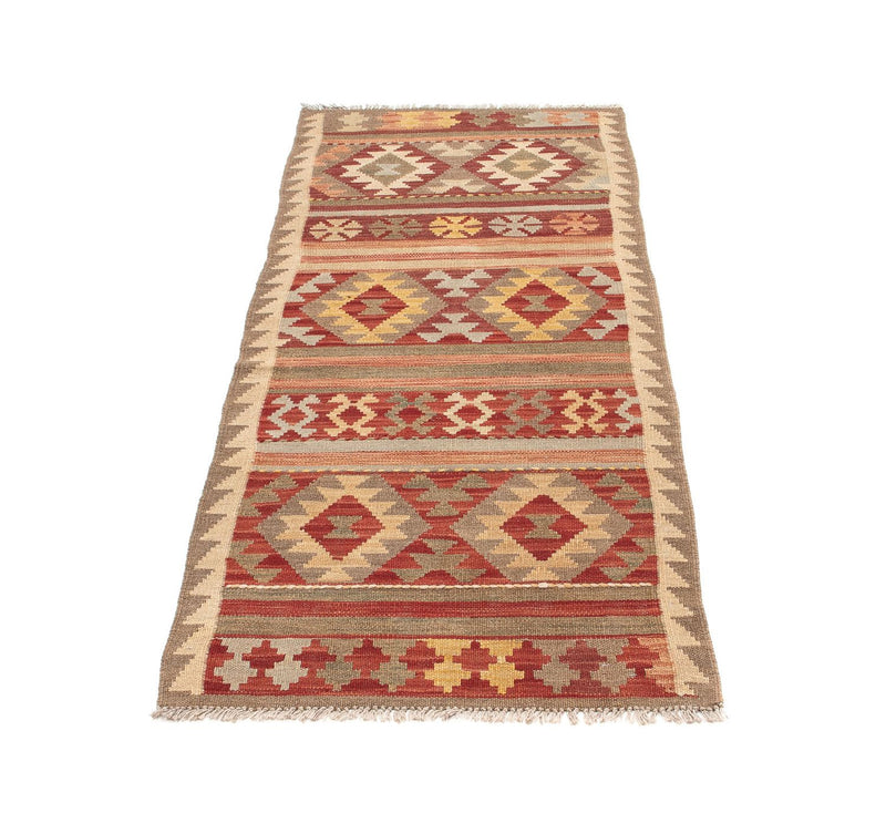 Alfombra de pasillo Alfombra Kelim - Splash - 186 x 71 cm - multicolor