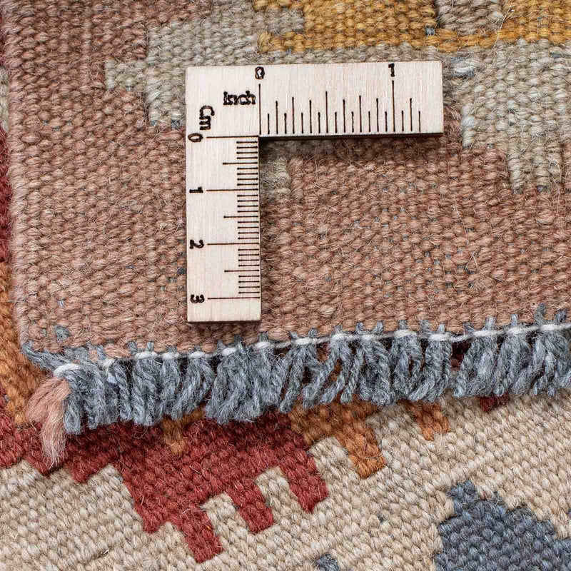 Alfombra de pasillo Alfombra Kelim - Splash - 197 x 62 cm - multicolor