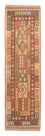Alfombra de pasillo Alfombra Kelim - Splash - 321 x 91 cm - multicolor