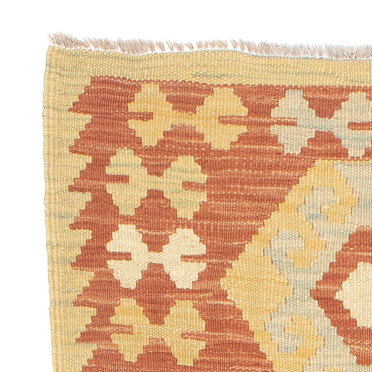 Alfombra de pasillo Alfombra Kelim - Splash - 198 x 61 cm - multicolor