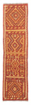 Alfombra de pasillo Alfombra Kelim - Splash - 190 x 47 cm - rojo