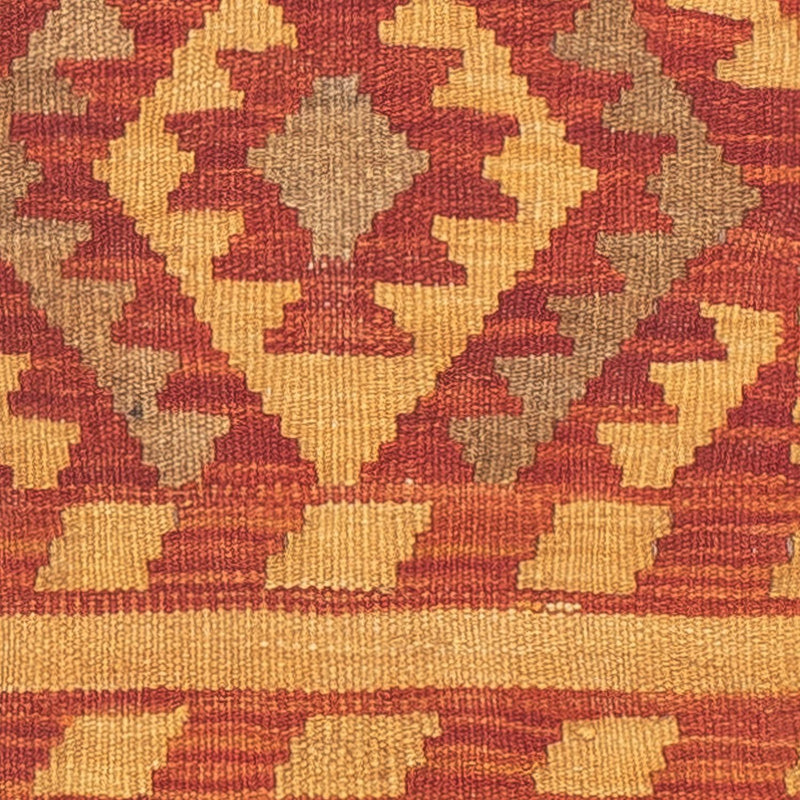 Alfombra de pasillo Alfombra Kelim - Splash - 190 x 47 cm - rojo