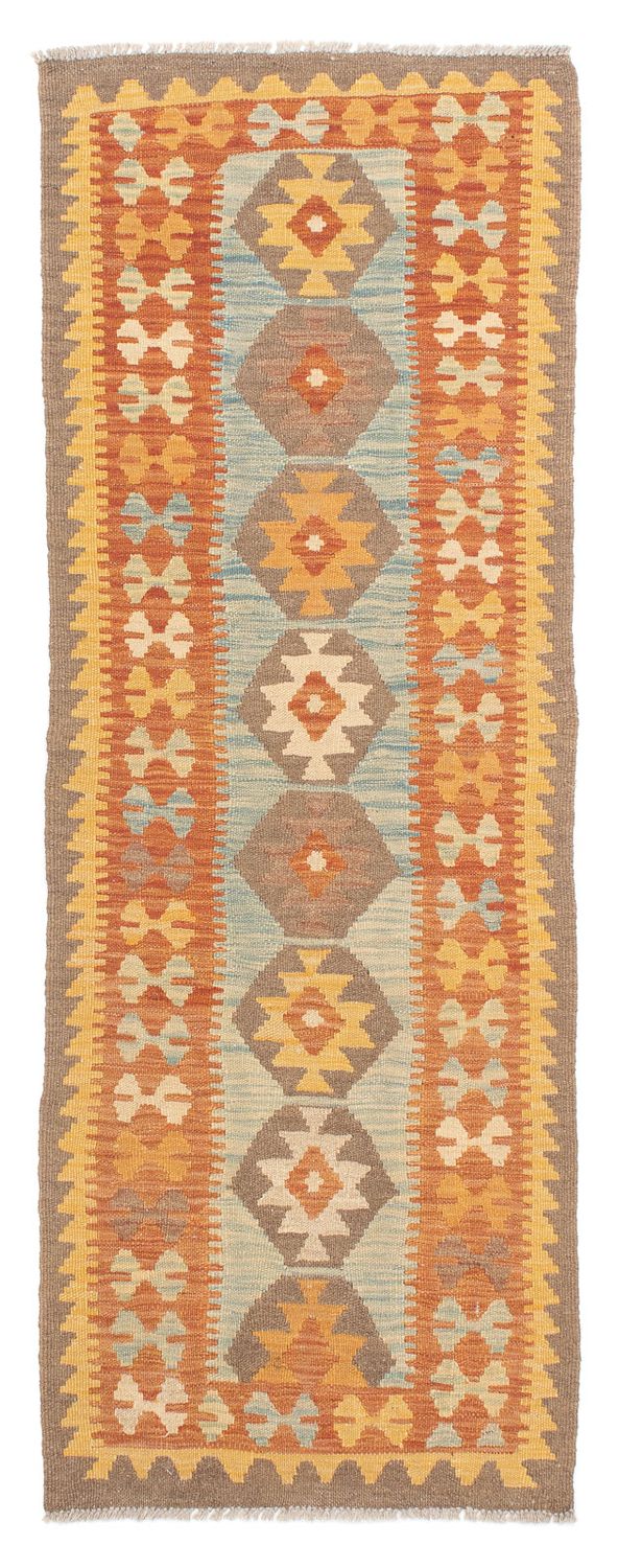 Alfombra de pasillo Alfombra Kelim - Splash - 191 x 65 cm - multicolor