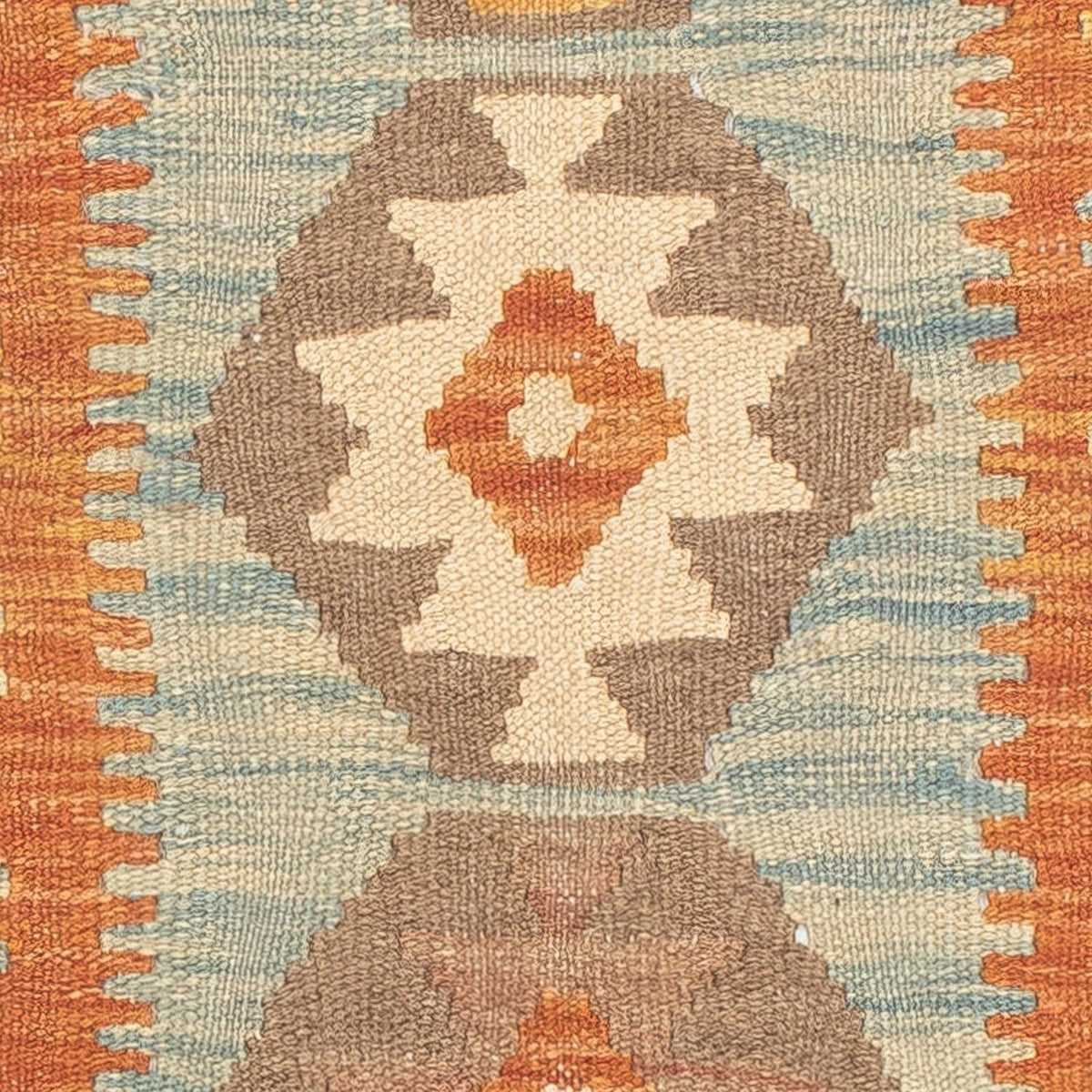 Alfombra de pasillo Alfombra Kelim - Splash - 191 x 65 cm - multicolor