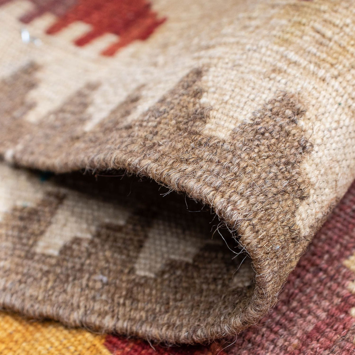 Alfombra de pasillo Alfombra Kelim - Splash - 192 x 49 cm - multicolor