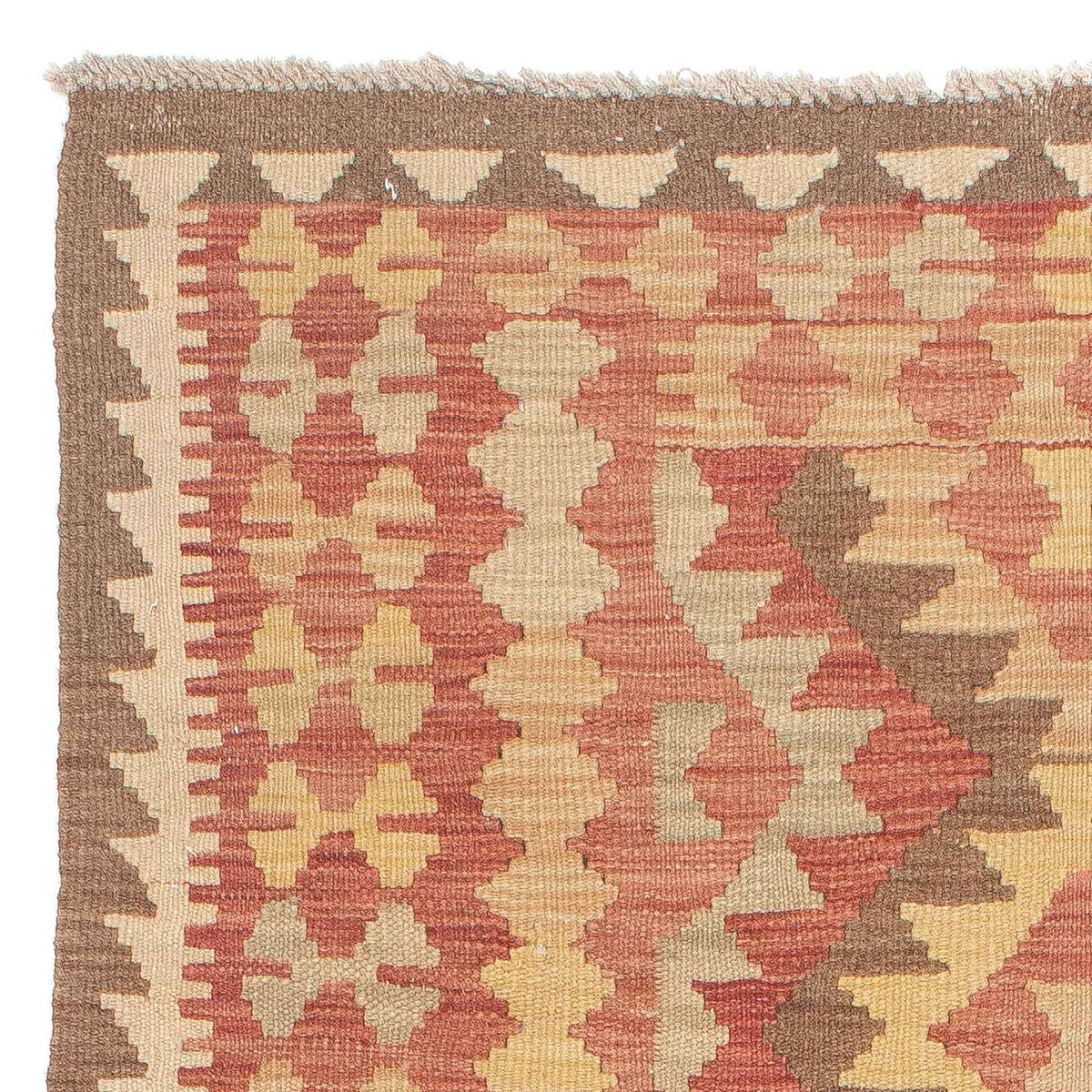 Alfombra de pasillo Alfombra Kelim - Splash - 192 x 97 cm - multicolor
