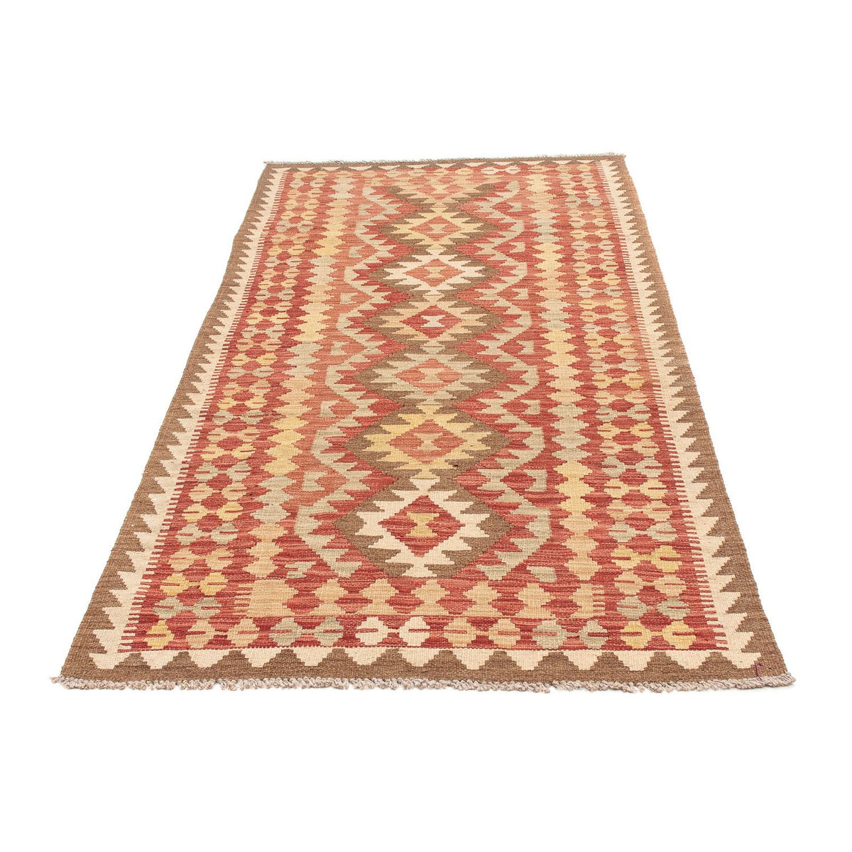 Alfombra de pasillo Alfombra Kelim - Splash - 192 x 97 cm - multicolor
