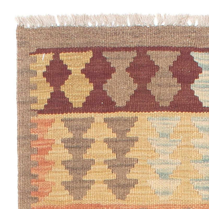 Alfombra de pasillo Alfombra Kelim - Splash - 200 x 62 cm - multicolor