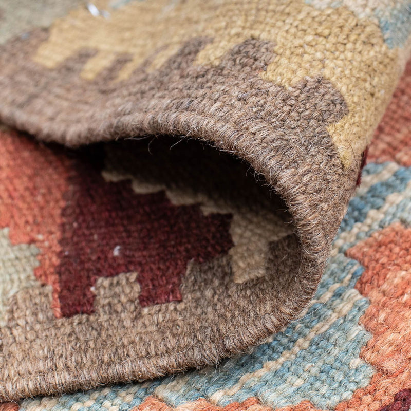 Alfombra de pasillo Alfombra Kelim - Splash - 200 x 62 cm - multicolor