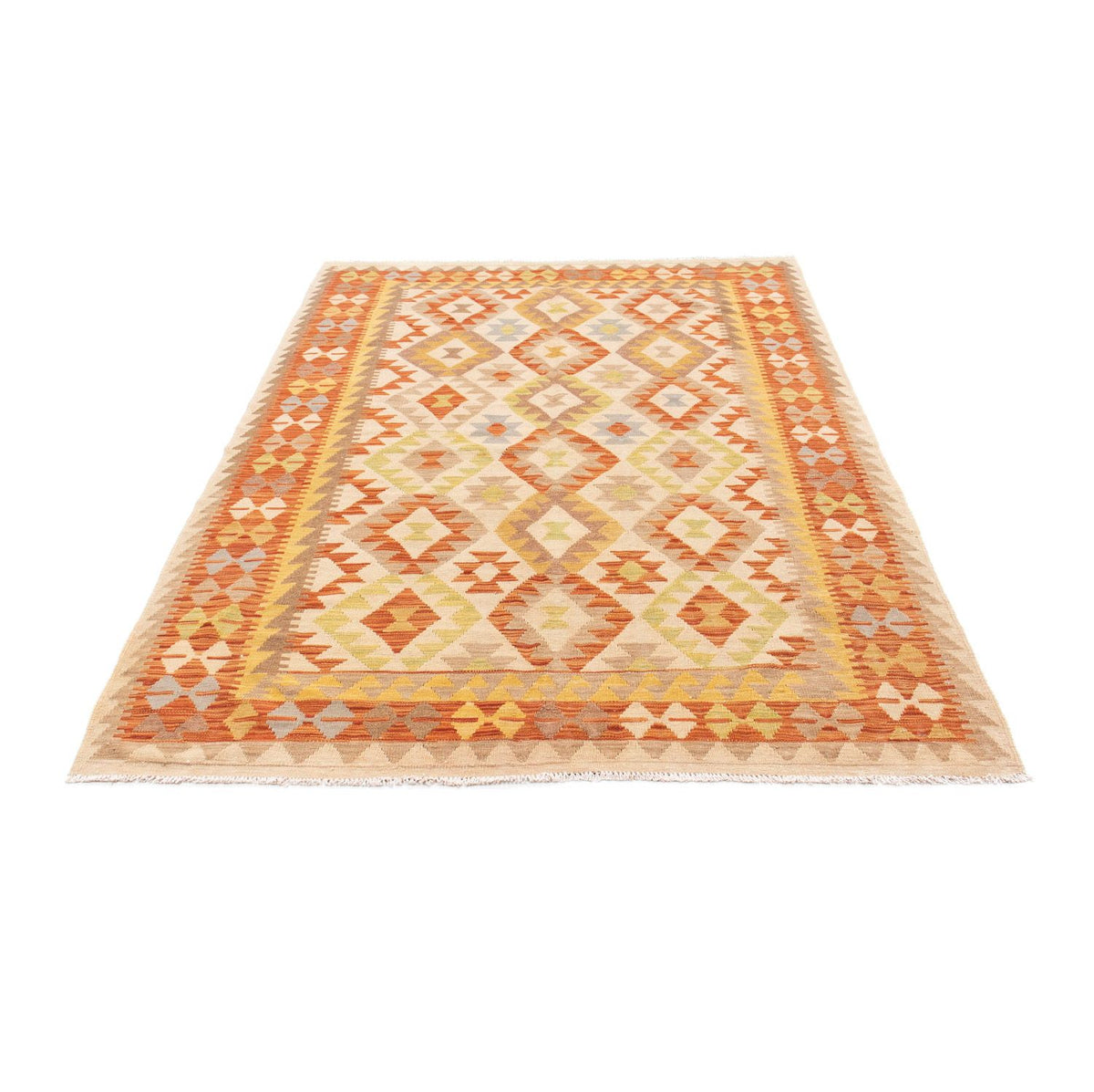 Alfombra Kelim - Oriental - 218 x 144 cm - beige