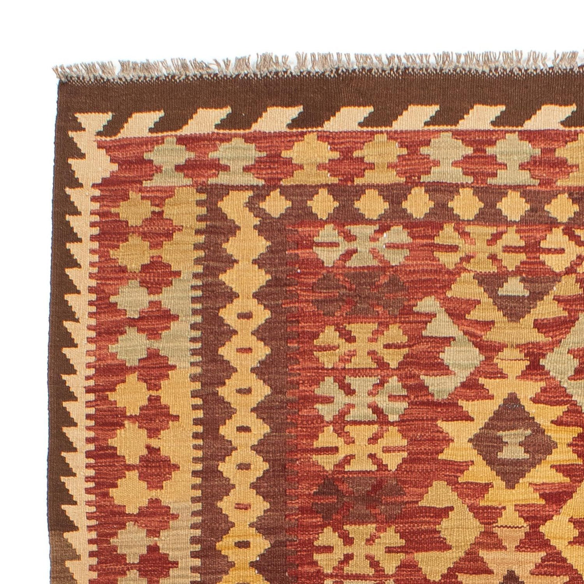 Alfombra Kelim - Splash - 195 x 141 cm - multicolor