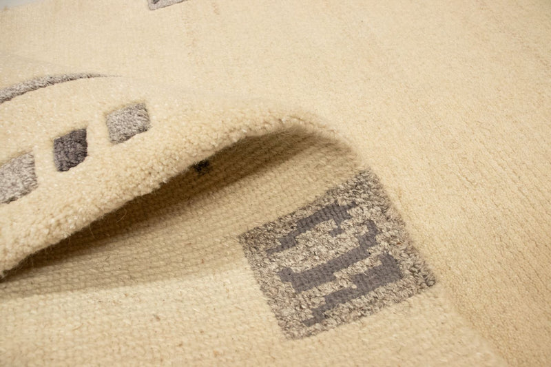 Alfombra de Nepal - 160 x 90 cm - beige