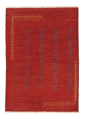 Alfombra Gabbeh - Persa - 171 x 118 cm - rojo
