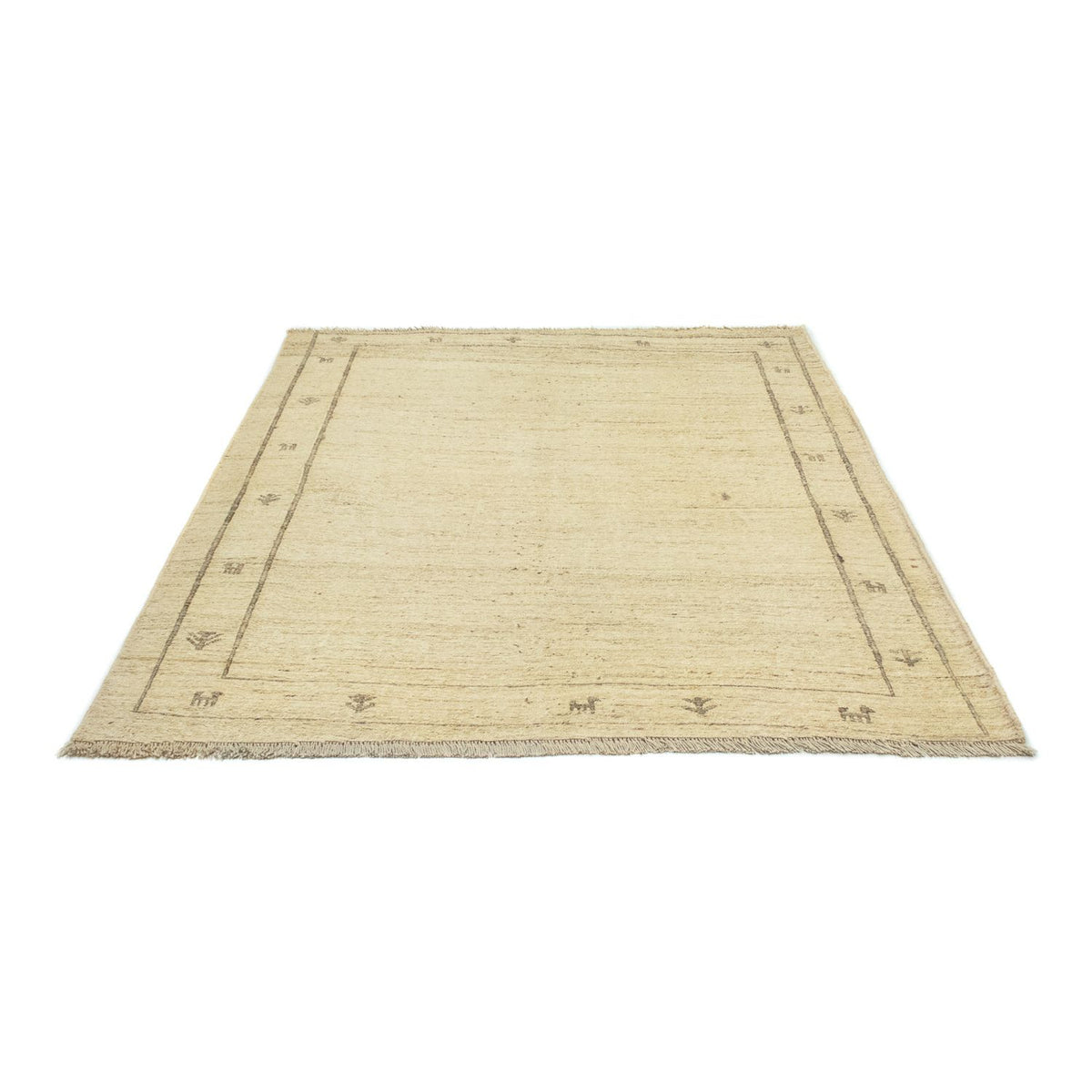 Alfombra Gabbeh - Persa - 191 x 150 cm - beige