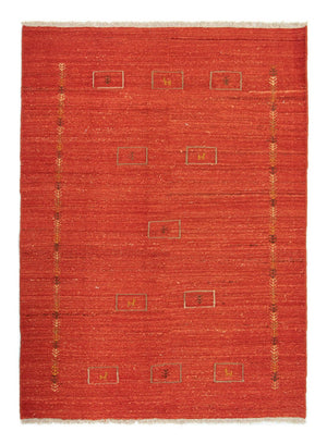 Alfombra Gabbeh - Persa - 198 x 143 cm - rojo