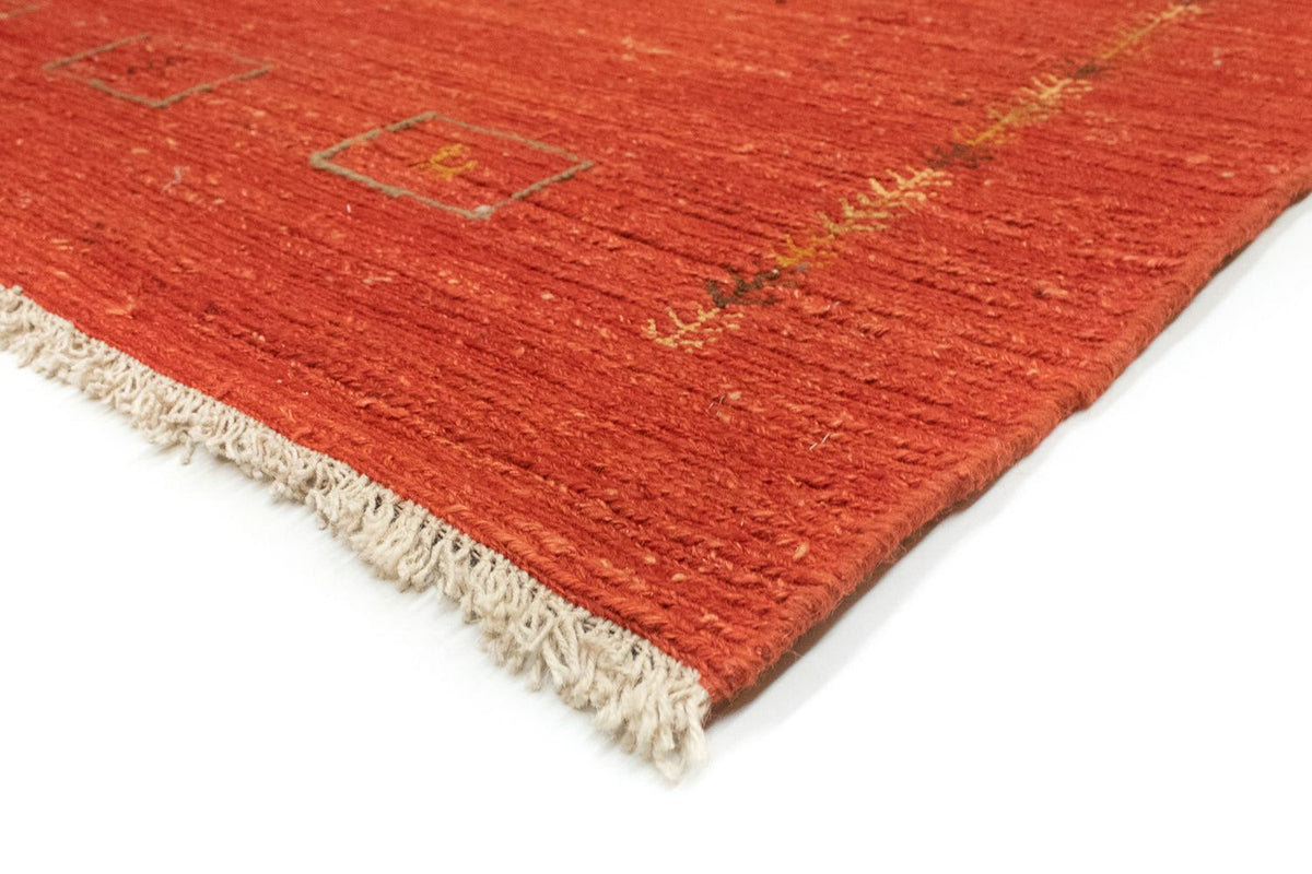 Alfombra Gabbeh - Persa - 198 x 143 cm - rojo