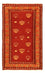 Alfombra Gabbeh - Loribaft Persa - 150 x 97 cm - rojo oscuro
