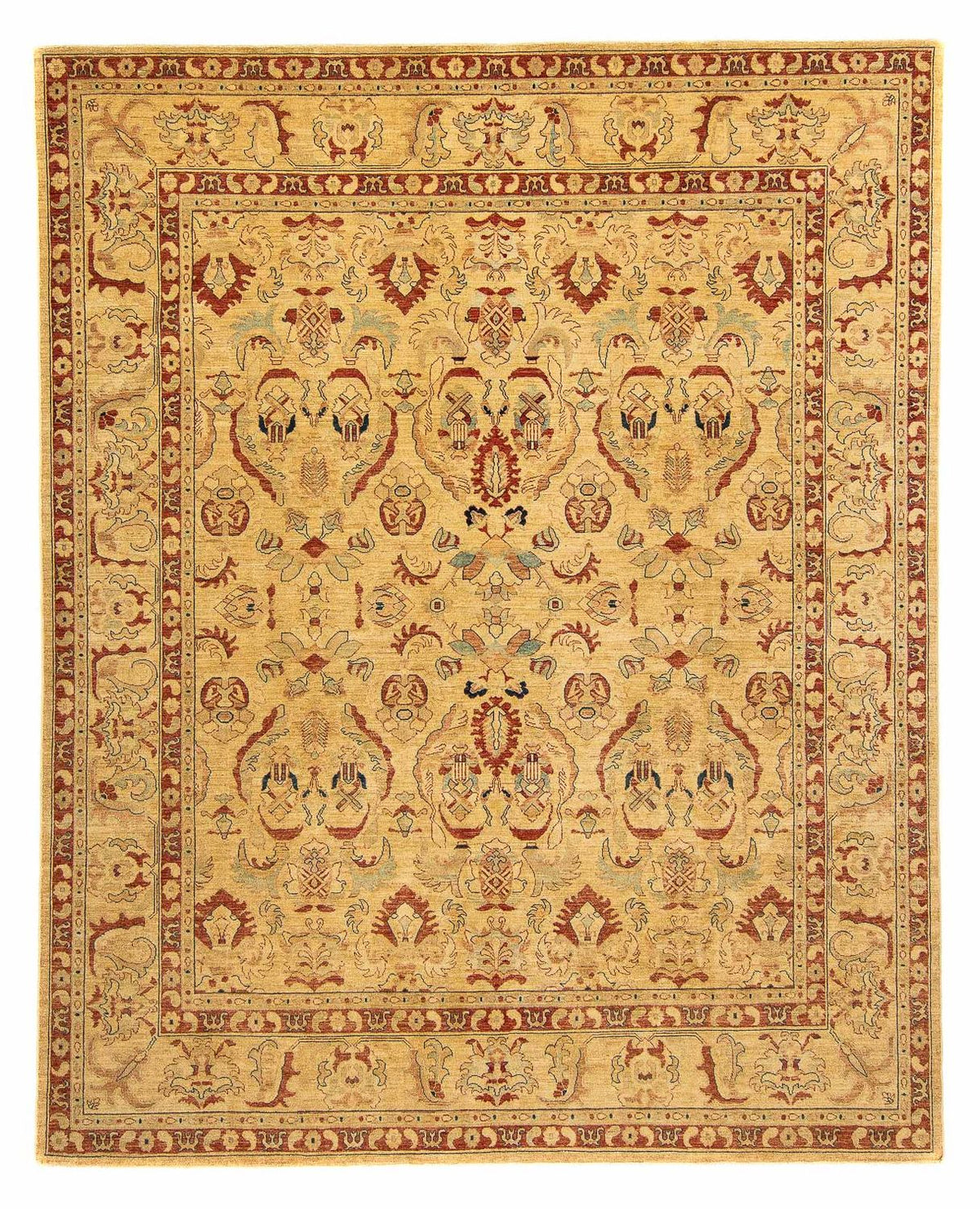 Alfombra persa - Nómada - 362 x 293 cm - marrón