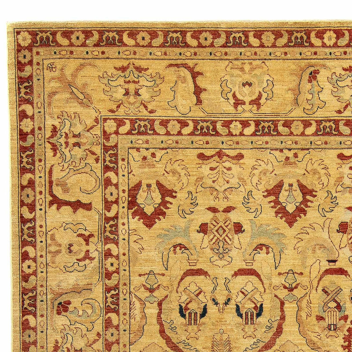 Alfombra persa - Nómada - 362 x 293 cm - marrón